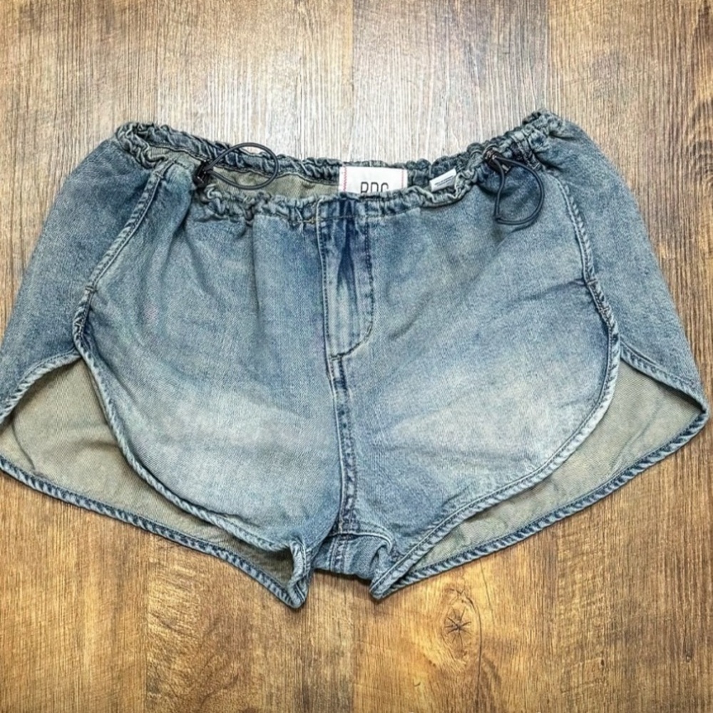 BDG Blue Jean Shorts Avery Drawstring